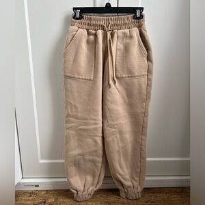 4th & Reckless Cotton Sweatpants Tie Waist Draw String Thick Sweatpants Size S